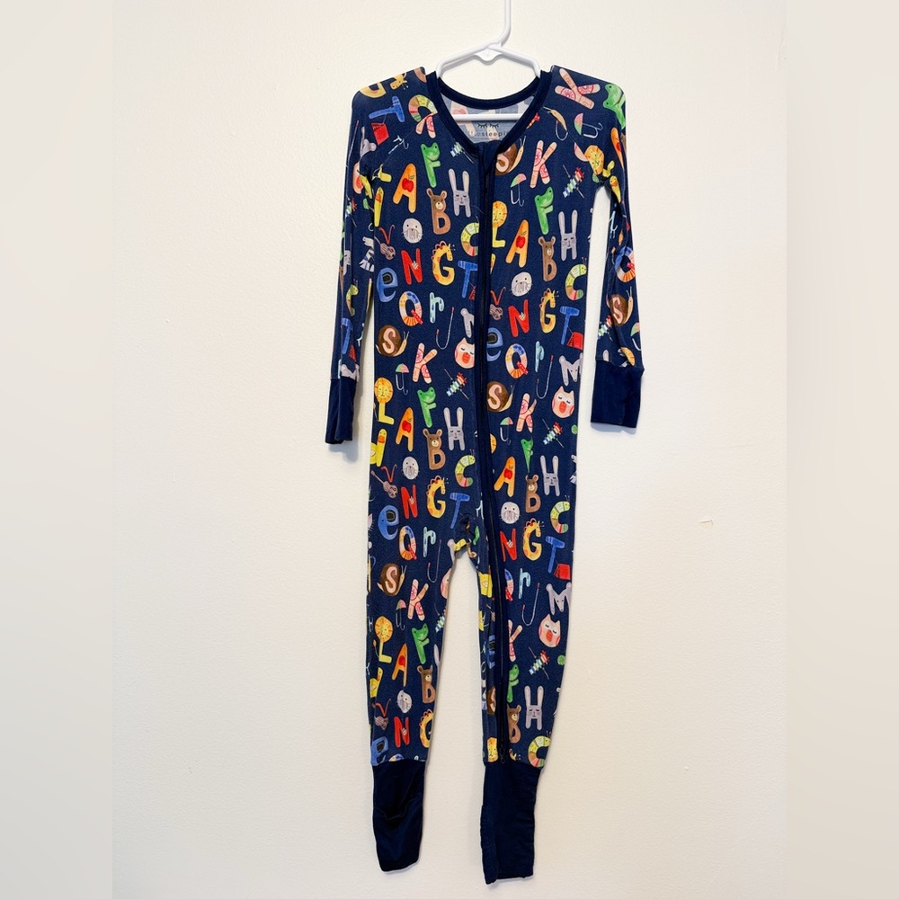 Little Sleepies Colorful Alphabet Friends  Kids Pajamas